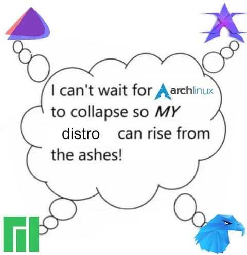 Arch Linux Collapse Meme