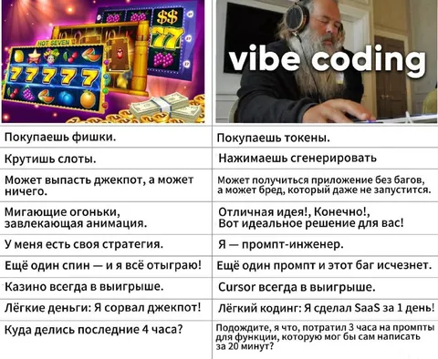 Казино против вайб-кодинга