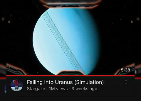 Falling Into Uranus Simulation
