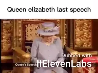 Queen Elizabeth Last Speech