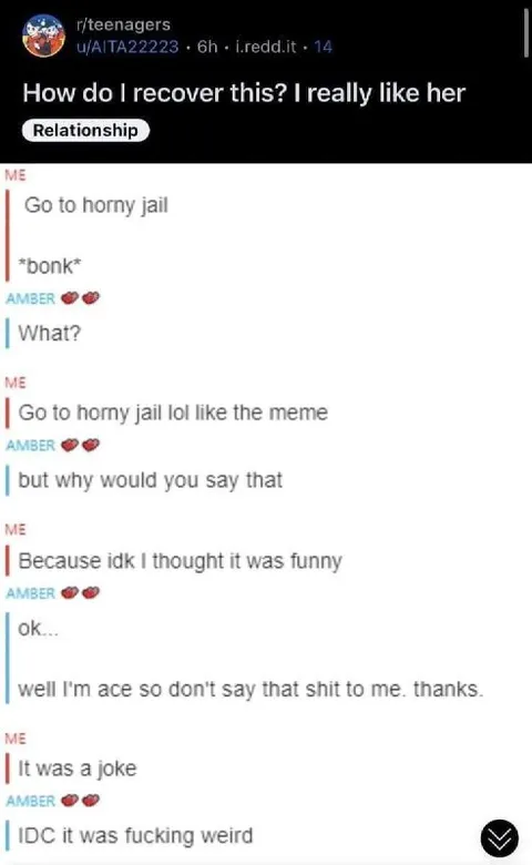 Go to Horny Jail Backfires