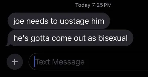 Joe Needs to Upstage Him