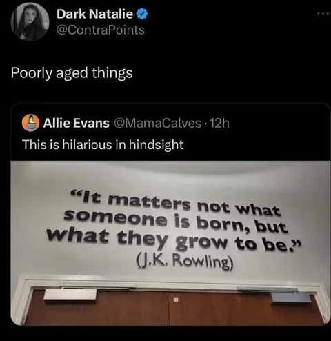 J.K. Rowling Quote Ages Poorly