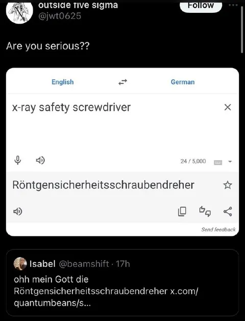 X-ray Safety Screwdriver Translation