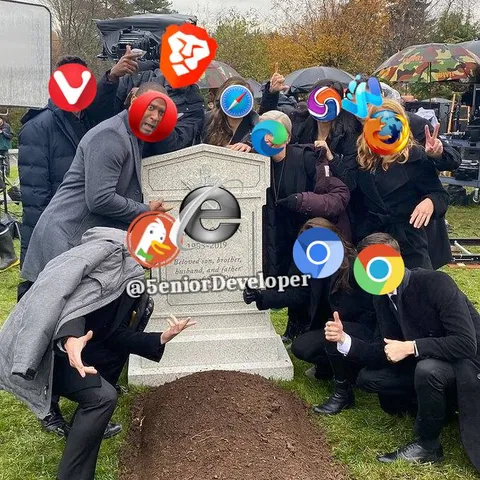Internet Explorer Funeral