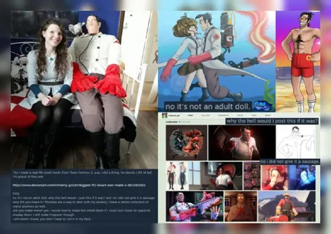 Real Life Sized Team Fortress 2 Doll