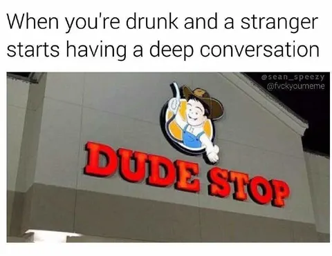 Drunk Stranger Deep Conversation