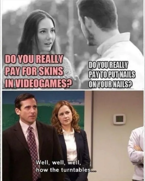Paying for Skins and Nails