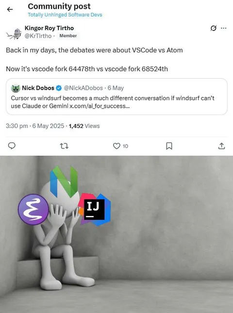 VSCode Fork Debate