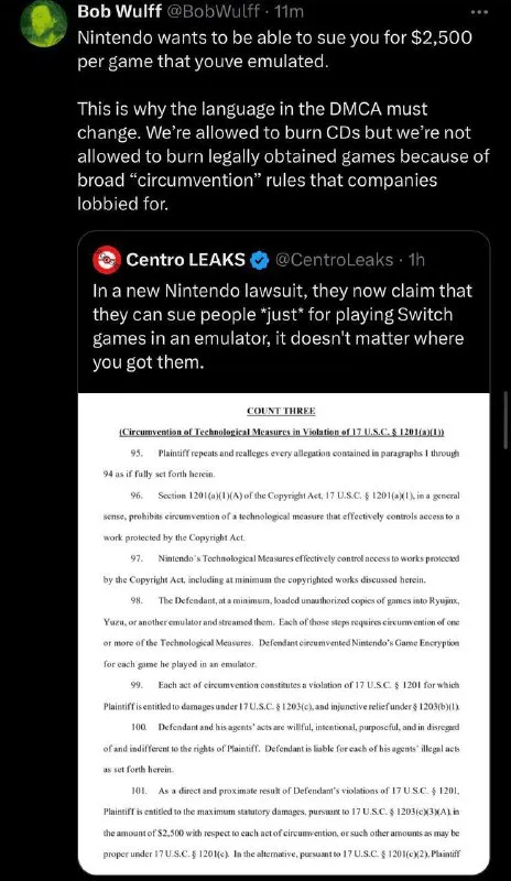 Nintendo Sues Ryujinx Emulator Users
