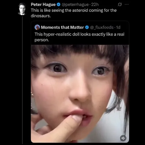 Hyper-Realistic Doll Reaction
