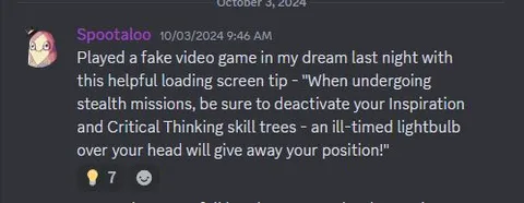 Stealth Mission Loading Screen Tip
