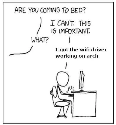 I Got the WiFi Driver Working
