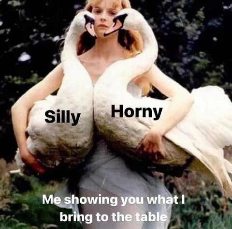 Silly and Horny Swans