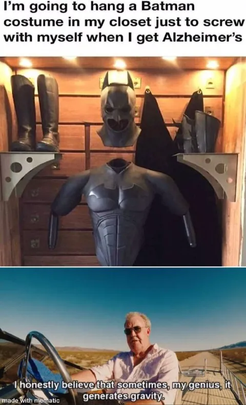 Batman Costume for Alzheimer’s