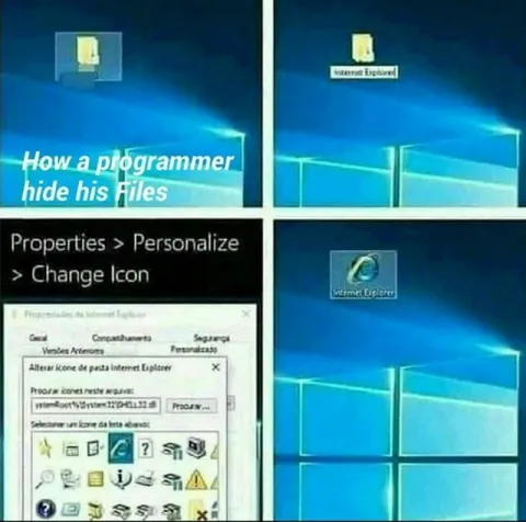 How a Programmer Hides Files