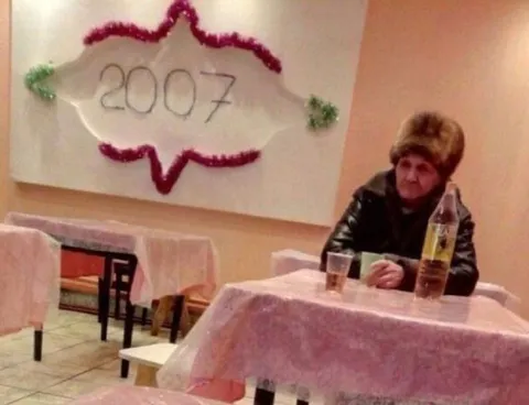 Ресторанный Новый год 2007