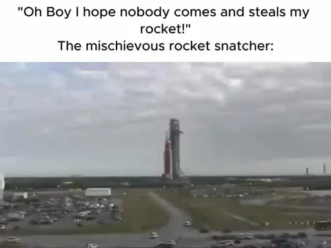 The Mischievous Rocket Snatcher