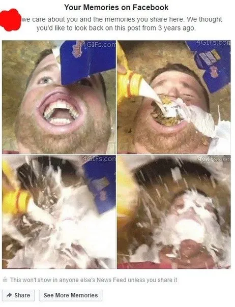 Facebook Memories Gone Wrong