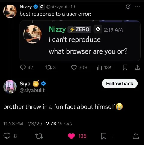 Best Response to User Error