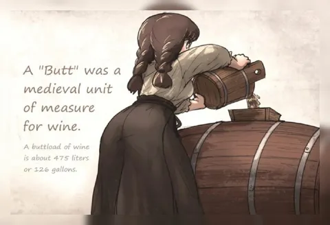 Medieval Butt Wine Measurement