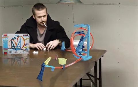 Man Builds Hot Wheels Track