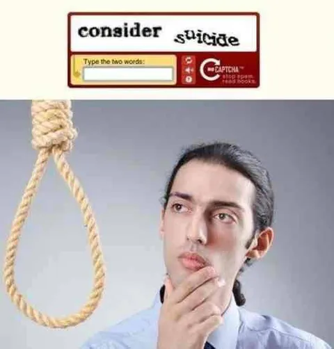 Consider Suicide CAPTCHA