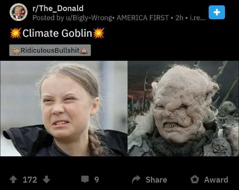 Climate Goblin Greta Thunberg