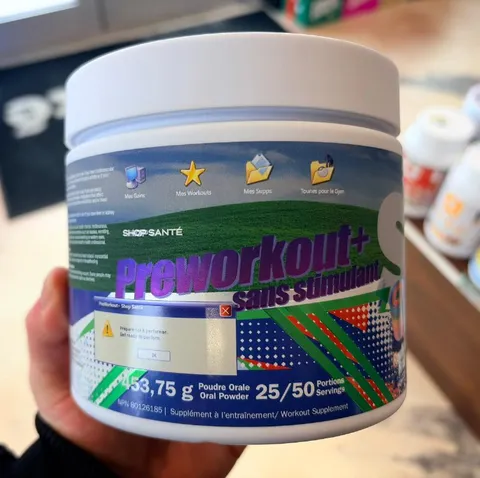 Preworkout sans stimulant