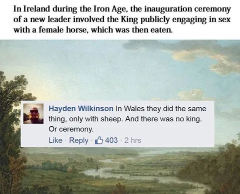Welsh Iron Age Ceremony