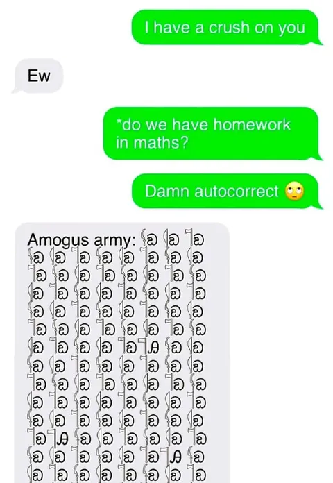 Autocorrect Crush Confession