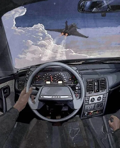 Когда машина взлетает