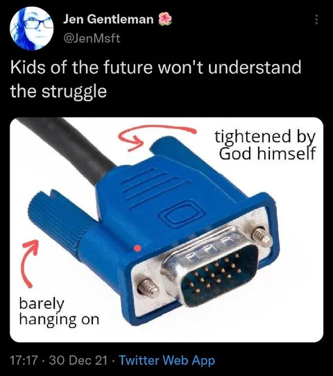 VGA Cable Struggle