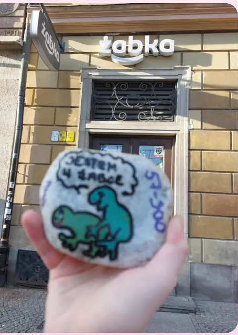Dinosaur Cookie Outside Zabkro