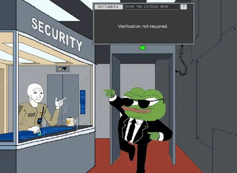 Pepe Passes Security Check