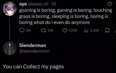 Slenderman Collects Your Pages