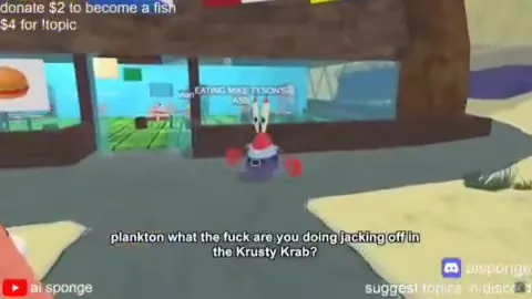 Plankton Sings in the Krusty Krab