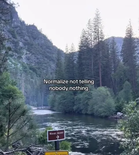 Normalize Not Telling Nobody Nothing