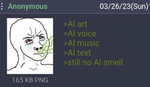 AI Has No Sense of Smell