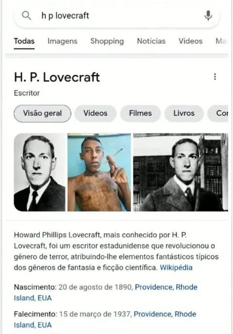 Lovecraft versão brasileira