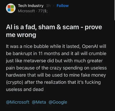 AI Bubble Will Collapse