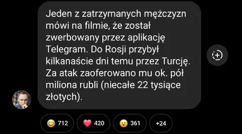 Zwerbowany przez Telegram