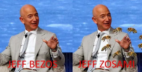 Jeff Bezos Becomes Jeff Zosamii