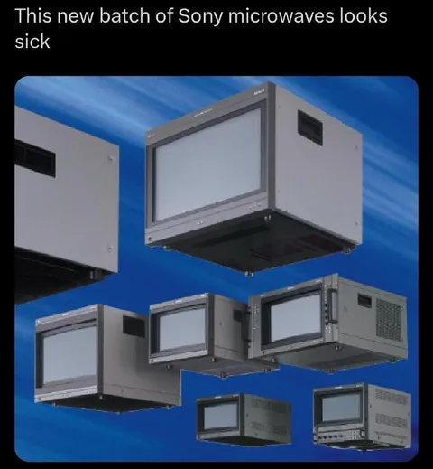 Sony Microwaves Look Sick