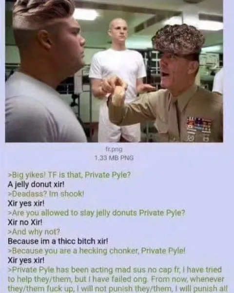 Private Pyle Jelly Donut Dialogue