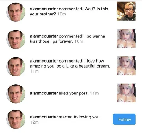 Suspiciously Flirty Comments