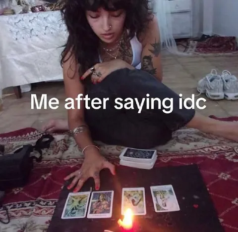 Me After Saying IDC