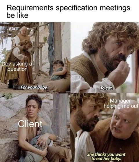 Requirements Meetings Miscommunication