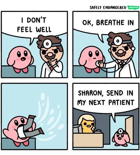 Doctor Breathes In Kirby