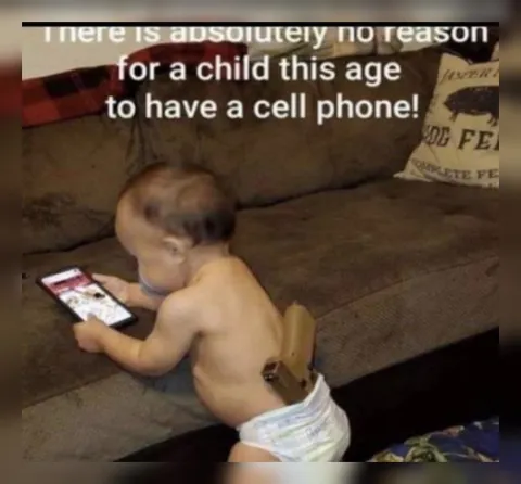 Child Too Young for a Cell Phone